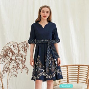 Timeless Beauty Nuansa Batik Dress, Batik Dress, Batik, Boho Dress, Bohemian Dress,  Ethnic Dress