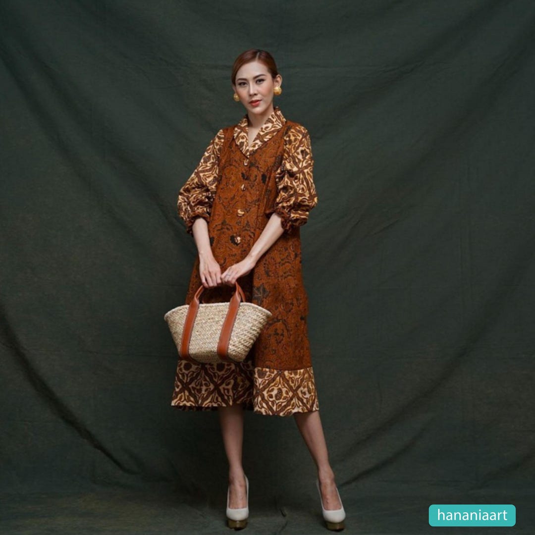 formal batik dress Celindion Exclusive Design Shoggo Series Ethnic Dress 狗20