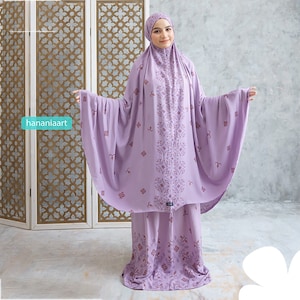 Elegance Tazbiya Rumaysa Prayer Set Mukena, Women Prayer Set, Prayer Dress, Mukena, Prayer Set, Prayer clothes