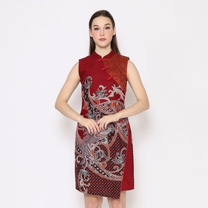 Yoselyn Yordan Dress Batik, Batik Dress, Boho Dress, Ethnic Dress, Midi Dress