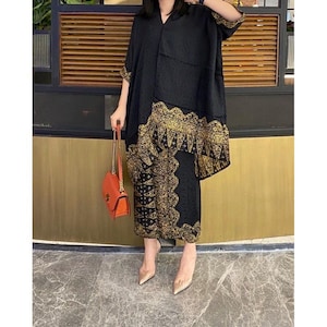 Batikslampad Set Jupri Sabrina, Caftan Dress, Boho Dress, Bohemian Dress,  Ethnic Dress