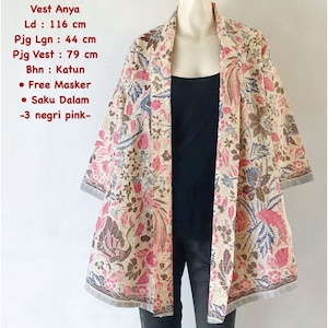 Anya Vest Batik Outer