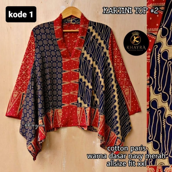 Kartini Paris Batik Solo Batwing Shirt