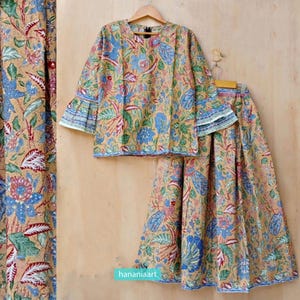 Misha Set Batik Solo Khayra (Pre Order), Women Batik Set, batik Dress, Ethnic Dress