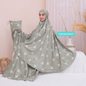 Divine Elegance Al Hanan Mukena Mahda Prayer Ensemble, Prayer Dress, Mukena, Prayer Set, Prayer clothes