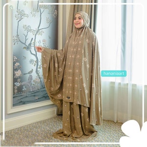 Elegance Tazbiya Sanadah Series Prayer Set Mukena, Women Prayer Set, Prayer Dress, Mukena, Prayer Set, Prayer clothes