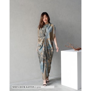 Shiza Batik Kaftan Jothelabel, Batik Dress, Batik, Boho Dress, Bohemian Dress,  Ethnic Dress