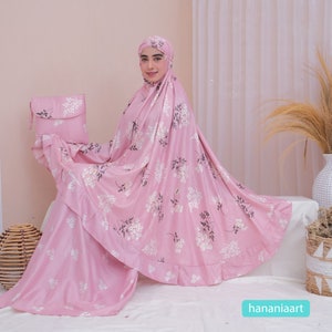 Graceful Elegance Al Hanan Mukena Camila Women&#39;s Prayer Set, Prayer Dress, Mukena, Prayer Set, Prayer clothes