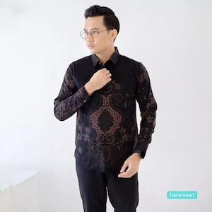 Antasena Elegance in Every Thread - Long Sleeve Men&#39;s Batik Shirts from Sendang Batik, Men Batik, Men Batik Shirt, Men Shirt
