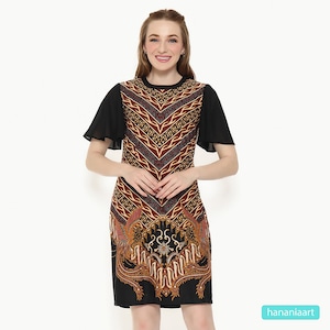 Timeless Elegance Agni Argani&#39;s Hadinata Batik Dress Collection for Women, Women Dress, Ethnic Dress, Batik Dress, Batik for Woman
