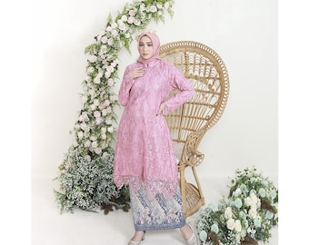 Qirana Elegance Modern Kebaya Tunik Set by Rasaqi Kebaya, Kebaya Batik, Kebaya Dress, Kebaya, Kebaya Modern