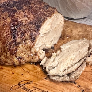 Smoked Vegan Turkey Pieces With Skin 1lb