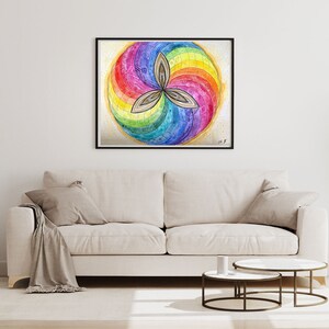 Mandala picture &quot;Lustful femininity&quot; for self-printing as a poster or canvas. DIY art for an inspirational home!