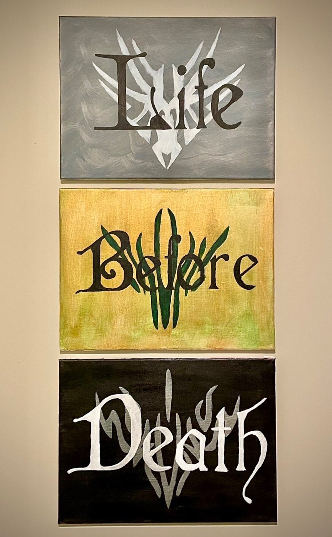 Life Before Death Stormlight Archive Canvas Painting Knighy Etsy