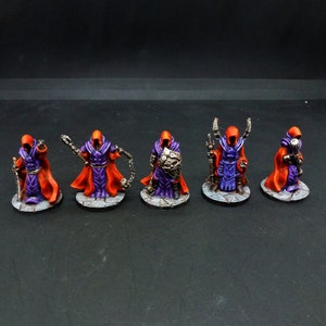 28mm Cultist Character Miniatures / 32mm Cultists Character Miniatures UNPAINTED Fantasy, Sci-Fi, Historical, Pulp Tabletop games