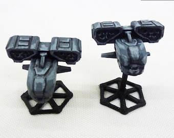 UNPAINTED Missile Grav Drones x2 - 28mm 32mm Sci-Fi Miniatures
