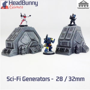 Gerador de ficção científica - terreno de mesa de 28 mm fantasia de ficção científica Star Wars Legion Stargrave Kill Team