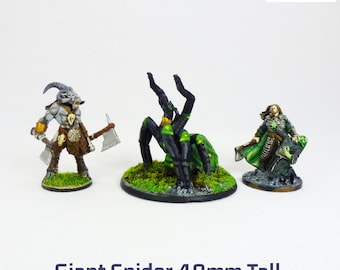 Giant Spider DnD Monster Creature Wargames DnD Miniatures RPG BriteMinis