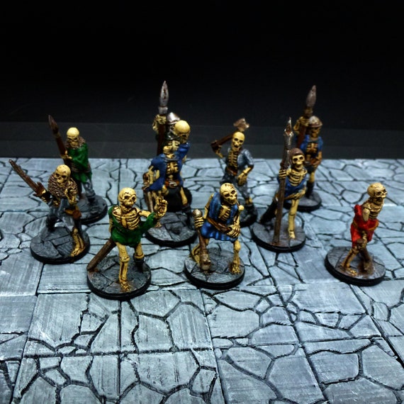 28mm Skeletons / 32mm Skeletons - Cheap Fantasy Wargames Miniatures DnD