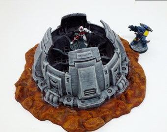 Underground Facility Vent - UNPAINTED - tabletop post apocalyptic 28mm 32mm scatter terrain scenery sci-fi modern