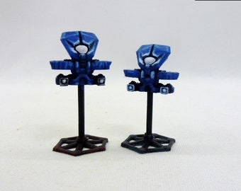 ONGEVERFD Shield Grav-drones x2 - 28 mm 32 mm sci-fiminiaturen