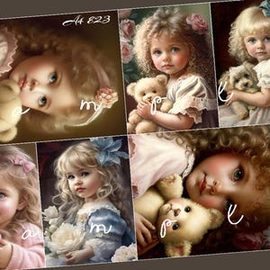 Decoupage Rice Paper, A4 823 Shabby Chic Vintage Victorian Girls Decoupage Paper, Decorative Image, Decoupage Designs, Paper Crafts