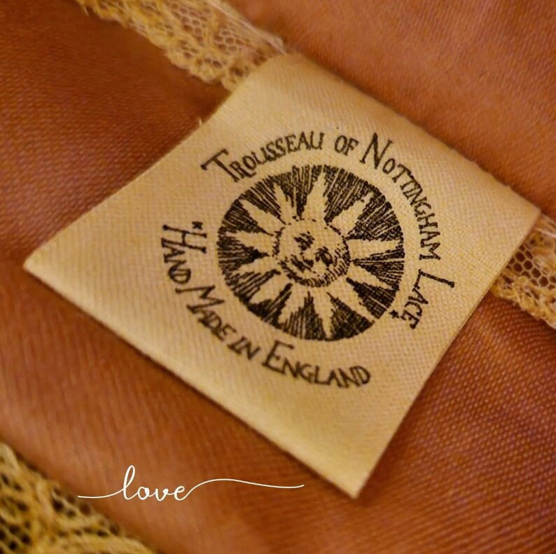 A Vintage Small Wicker Sewing Box Kit in Picnic Basket Shape by Trousseau of Nottingham Lace