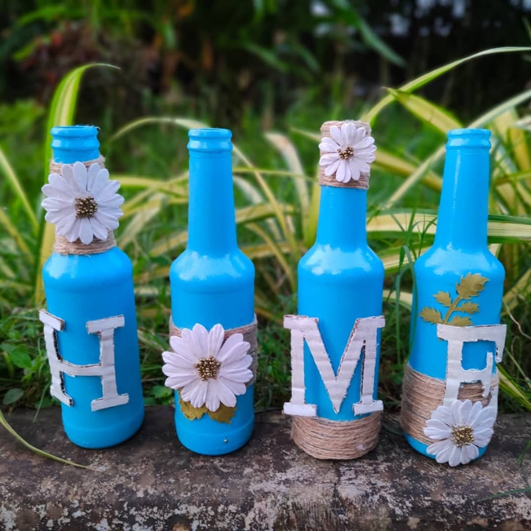 Home Bottle Decor Etsy