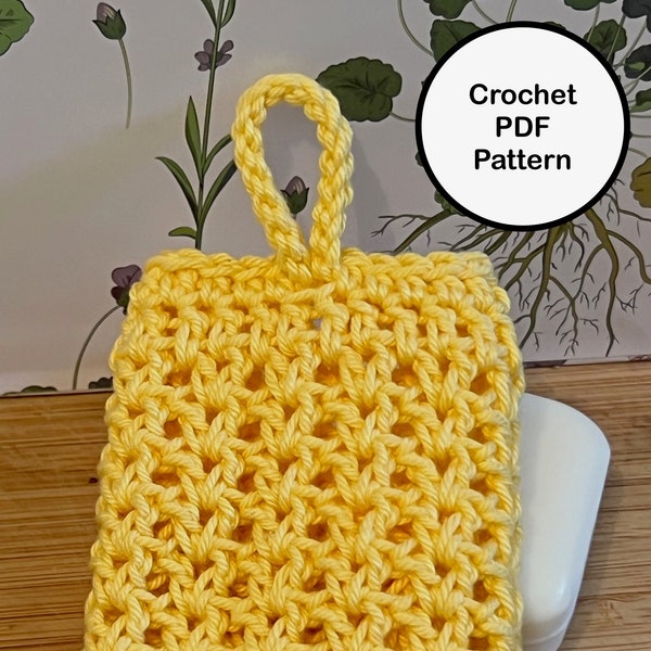 Soap Saver Bag - Crochet "Pattern only", PDF Downloadable