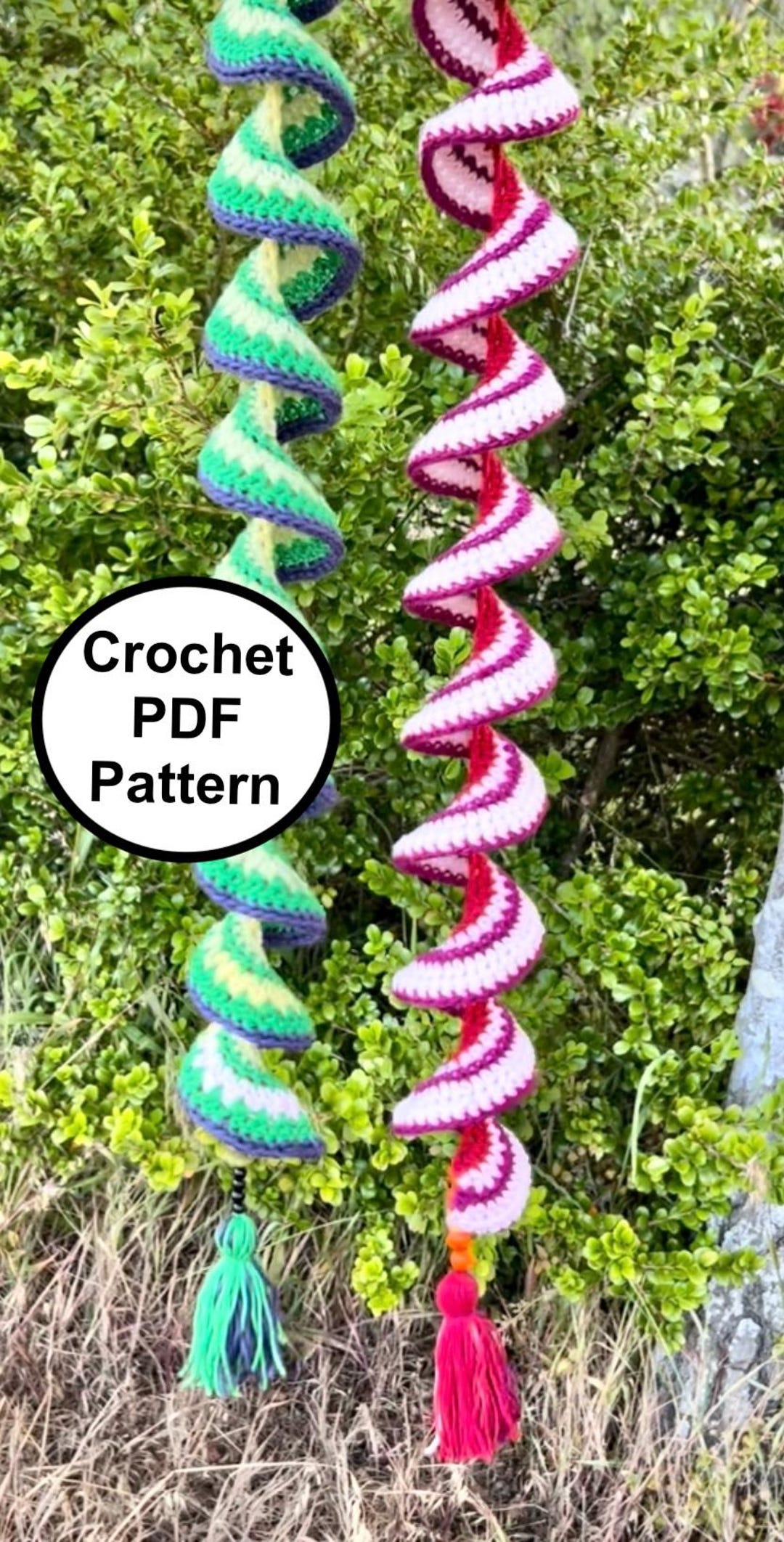 Crochet Wind Spinners, 2 Designs - PDF Digital Pattern - Etsy