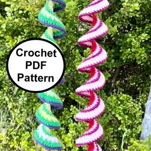 Crochet Wind Spinners, 2 Designs - PDF Digital Pattern