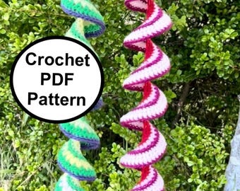 Crochet Wind Spinners, 2 Designs - PDF Digital Pattern