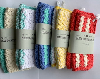 Washcloths, 100% cotton   (Set of 2) with free delivery