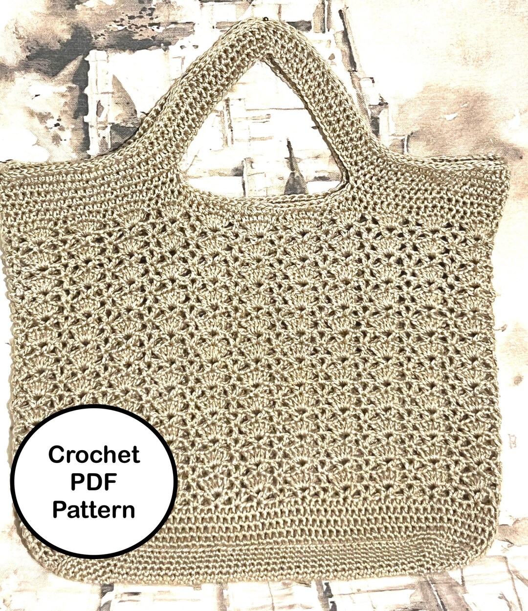 Shelley Crochet Market Bag, PDF Pattern Download - Etsy
