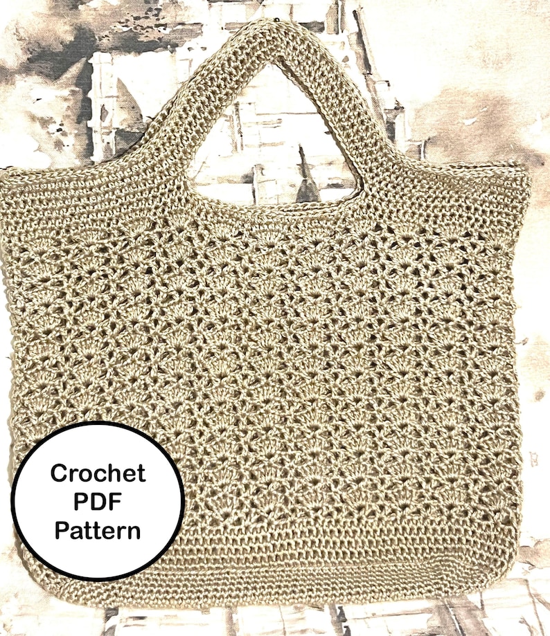 Shelley Crochet Market Bag, PDF Pattern Download - Etsy