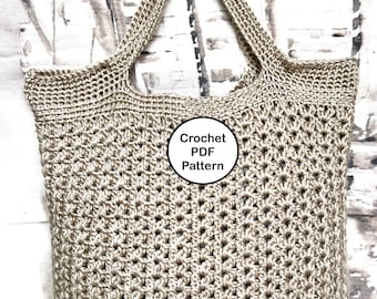 Elisa Crochet Market Bag PDF Pattern Download