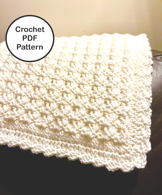Simply Sweet Crochet Baby Blanket PDF Pattern