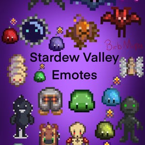 25 Digital Stardew Valley emotes (Normal mines)