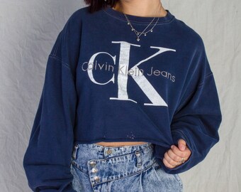 calvin klein crop sweater