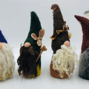 Wool gnome, Handmade, Wool fairies, Waldorf decoration, Waldorf gnome, Station table, Elemental beings, Natural materials