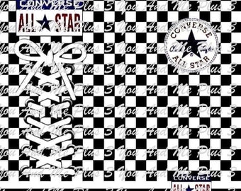 checkered converse