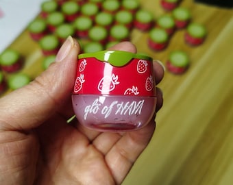 Strawberry collagen lip mask