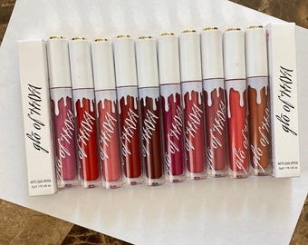 liquid matte lipsticks long lasting (halal, vegan a and organic)