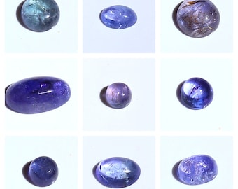 100% Natural Tanzanite Cabochon Mix Shape Top Quality Making For Jewelry Tanzanite Gemstone Cabochon Wholesale Price Tanzanite