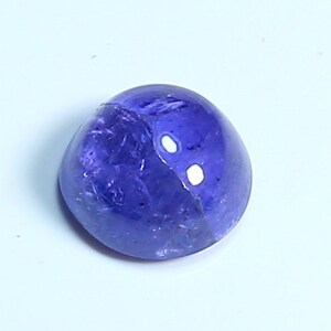 100% Natural Tanzanite Cabochon AAA Quality Making For Jewelry Wholesale Price Tanzanite Gemstone Cabochon Ct-3, 9 mm