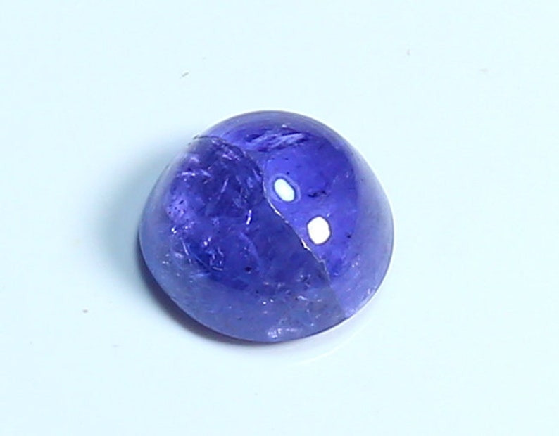 100% Natural Tanzanite Cabochon AAA Quality Making For Jewelry Wholesale Price Tanzanite Gemstone Cabochon Ct-3, 9 mm