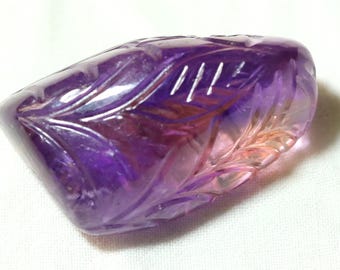 Piedra preciosa suelta de ametrina natural tallada, 35x22,50 mm, precio al por mayor