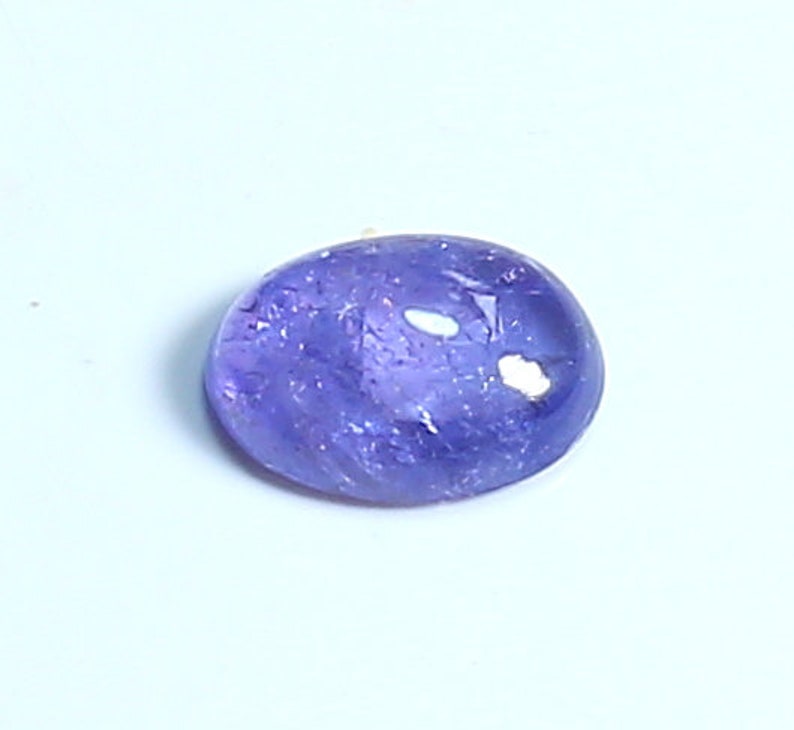 100% Natural Tanzanite Cabochon AAA Quality Making For Jewelry Wholesale Price Tanzanite Gemstone Cabochon Ct-1.20, 6x8 mm