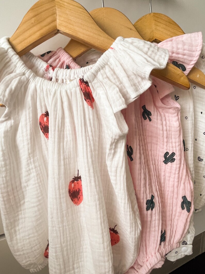 Organic Cotton Gauze Baby Clothes Baby Clothes Muslin Etsy