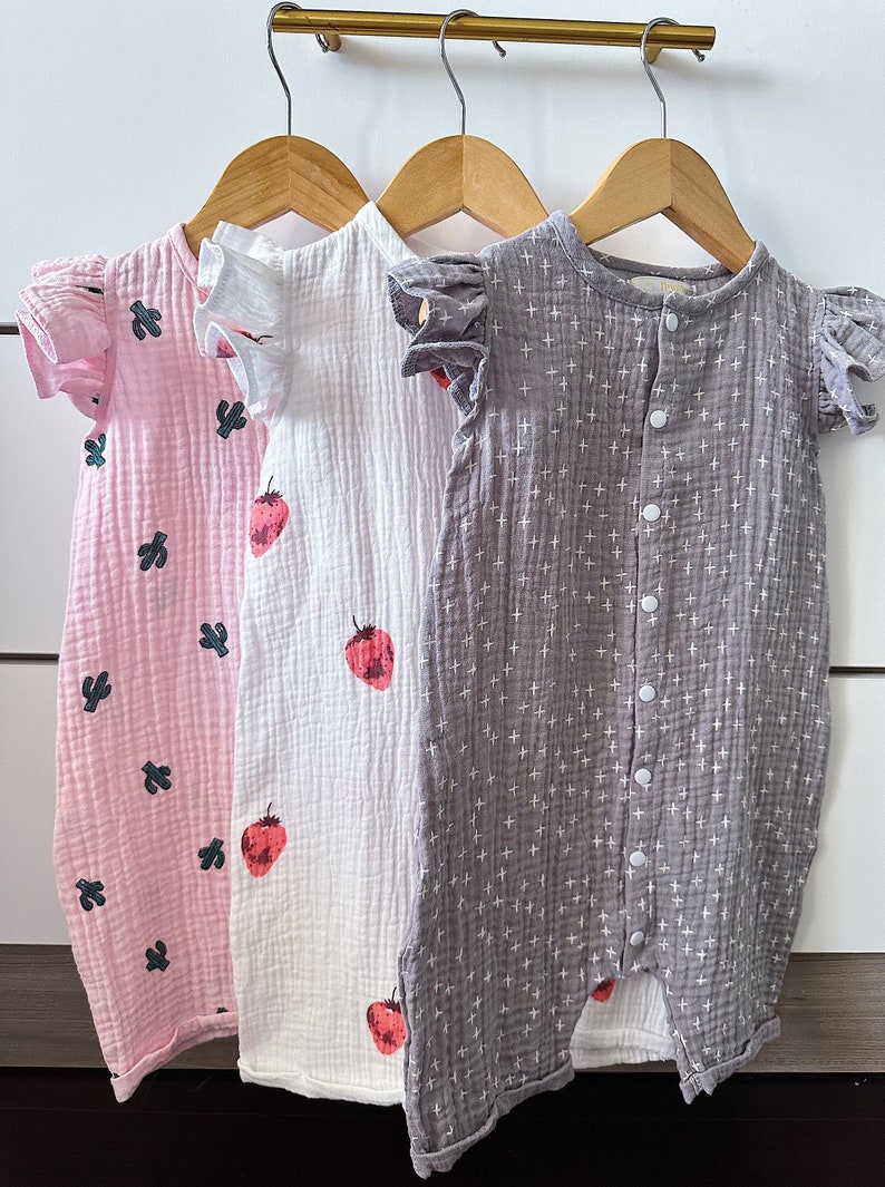 Cotton Gauze Baby Clothes, Baby Clothes, Baby Romper, Baby Girl Clothes